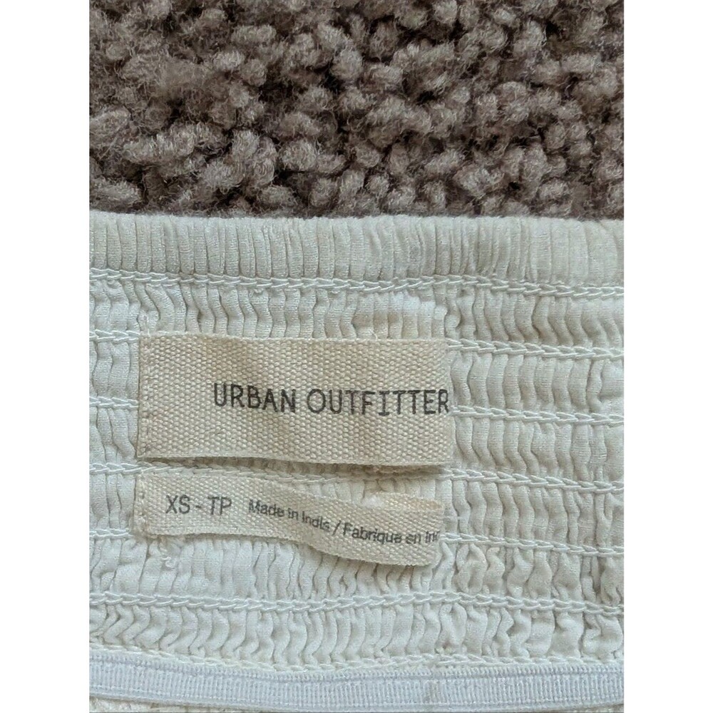 Urban Outfitters Womens White Head In The Clouds Halter Eyelet Mini Dress XS - Picture 6 of 12